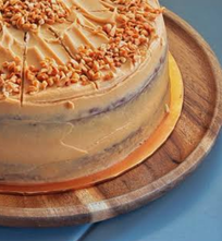 Smooth Criminal peanut butter, banana, and chocolate cake at Strangers at 47