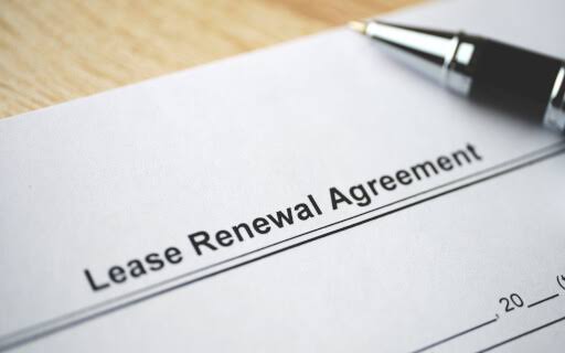 Independent cafe lease renewal context